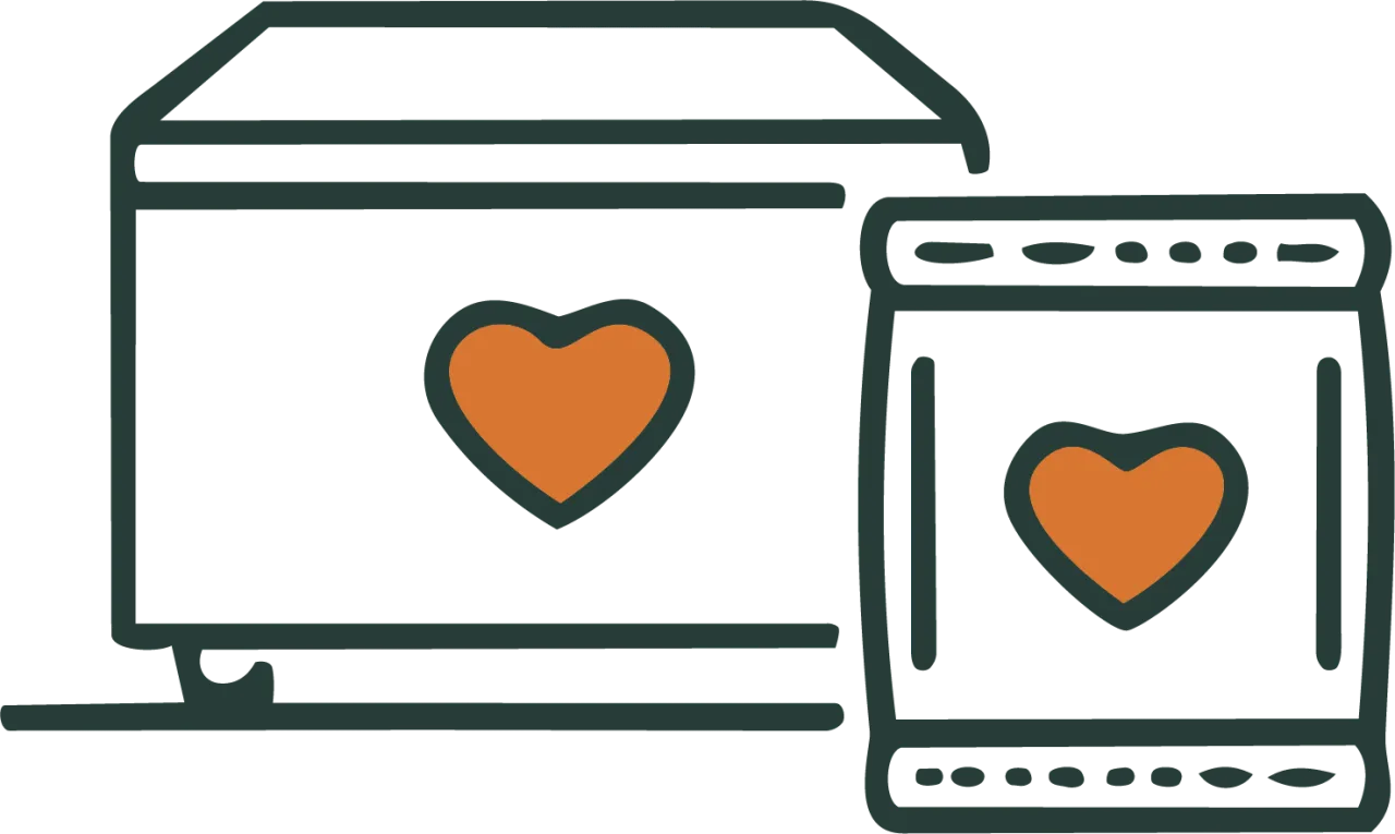 Receive & Store your Bi-Weekly meal plan: